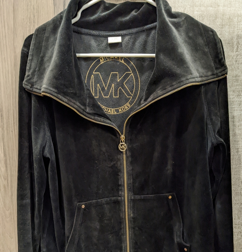 Michael Kors ladies size large velour jacket